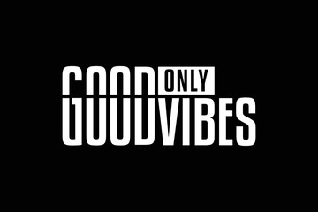 Fototapeta premium good vibes Urban Streetwear template vector design