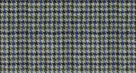 tweed hound tooth pattern textile	                     
