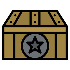 weapon box war army military icon