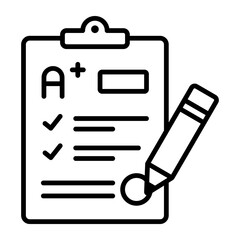 Grades, exam, education Modern concepts flat design, Premium quality vector illustration concept. Vector symbol.