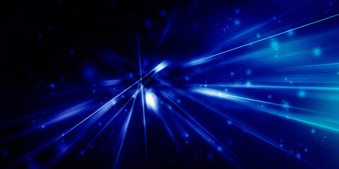 Fototapeta premium 2d illustration Abstract futuristic electronic circuit technology background