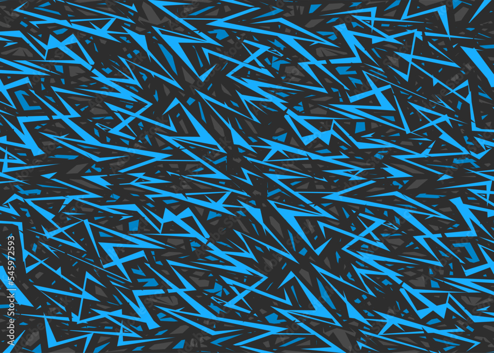 Poster abstract background with seamless rough lines pattern