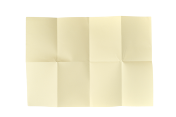 paper with fold marks