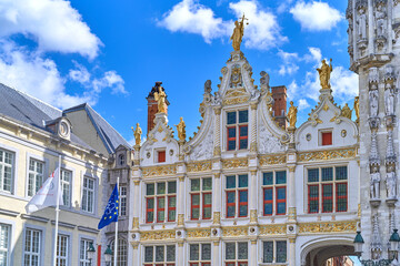 Obraz premium Bruges historic and traditional architectures