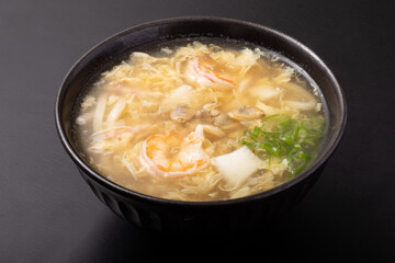 海鮮玉子あんかけうどん