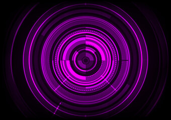 
Abstract technology background with various technology elements Hi-tech communication concept innovation background Circle empty space for your text.
