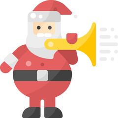 Santa flat icon