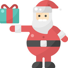 Santa flat icon