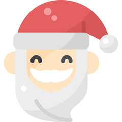 Santa flat icon
