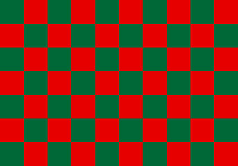 Red and green checkered background