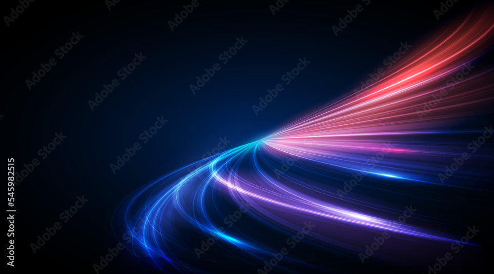 Aufkleber Modern abstract high-speed movement effect. Futuristic dynamic motion technology. Motion pattern for banner or poster design background idea. Vector eps10.