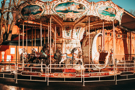 Stoccolma, Svezia. Isoletta di Skansen dove &egrave; racchiuso lo stile dell'epoca, i colori, le abitazioni e gli animali.