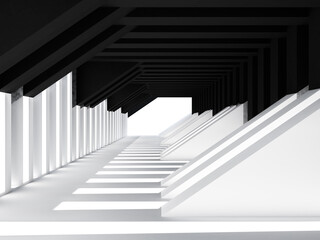 3d rendering in abstract of light