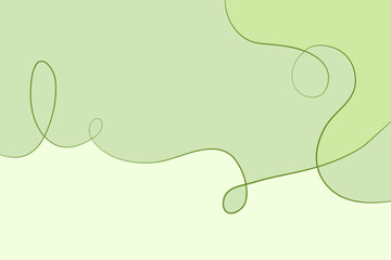 Abstract background in soft green with elegant hand-drawn lines. Vector backdrop illustration for your banner, flyer, or cover design for text and lettering