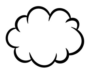 Comic cloud.
