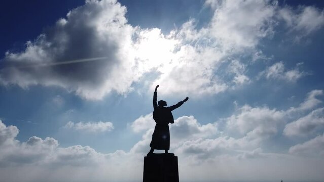 Communist monument dedicated to freedom