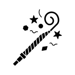 Party blower icon. sign for mobile concept and web design. vector illustration