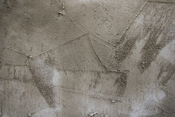 Gray cement and concrete