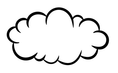 Comic cloud.