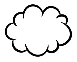 Comic cloud.