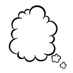 Comic cloud.