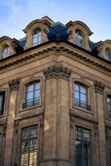 Fototapeta na wymiar Vertical shot of the Place Vendome, Paris, France