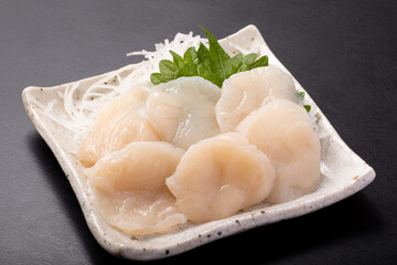 ホタテ貝柱　刺身