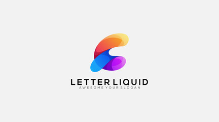 C letter Logo Colorful Design Vector