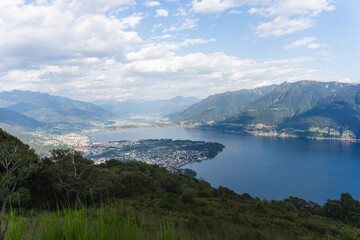 Fototapeta na wymiar Schweiz Lago Maggiore Tessin