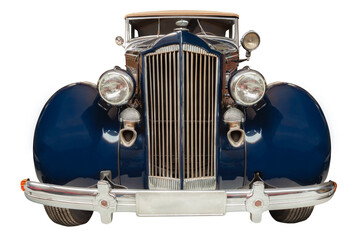 Front view of a 1930 blue luxury classic car - 546002122