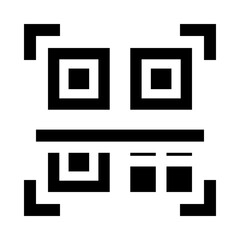 QR code black icon