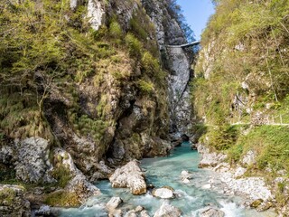 Fototapeta premium Tomin Gorges, Slovenia