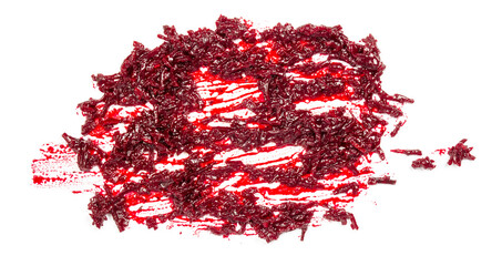 vegetable roast for red Ukrainian borscht on a white background