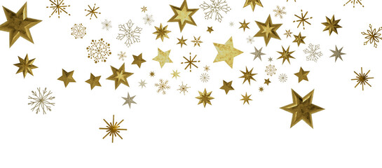 Snowflakes Falling On Snow - Winter Banner