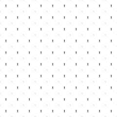 Square seamless background pattern from geometric shapes are different sizes and opacity. The pattern is evenly filled with small black sexy witch symbols. Vector illustration on white background