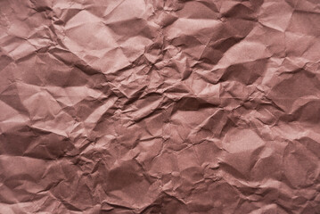 Brown crumpled paper for background.