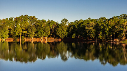 Fototapeta premium Early Morning Lake Reflection
