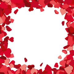 Red hearts love background - happy valentines day - happy mothers day design