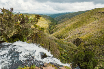 Scenic view of Nithi River in Chogoria Route, Mount Kenya National Park, Kenya
