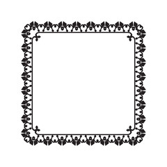 Frame, in the style of an ornament, Vector illustration eps 10, Art.	