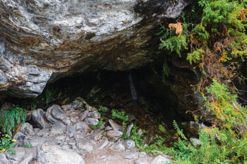 Scenic view of Mau Mau caves in Chogoria Route, Mount  Kenya National Park, Kenya