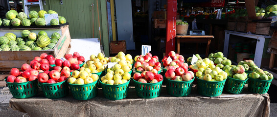 The apple on market is a deciduous tree in the rose family best known for its sweet, pomaceous fruit, the apple. It is cultivated worldwide as a fruit tree