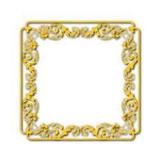 Frame, in the style of an ornament, Vector illustration eps 10, Art.	