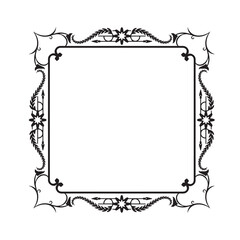 Frame, in the style of an ornament, Vector illustration eps 10, Art.	