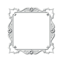 Frame, in the style of an ornament, Vector illustration eps 10, Art.	