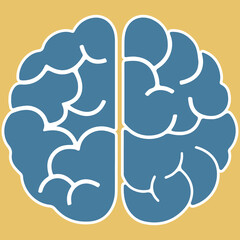 brain of intelligence with creativity ideas, science and anatomy learning