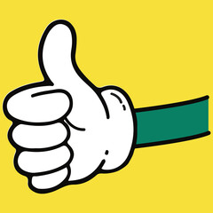 like button for web icon, thumb showing great thing