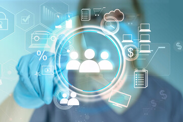 Concept of cyber security, information security and encryption, secure access to user's personal information, secure Internet access, cybersecurity