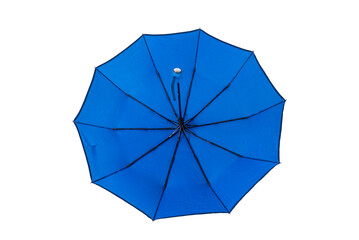 blue umbrella isolated