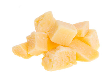 aged cheese isolated